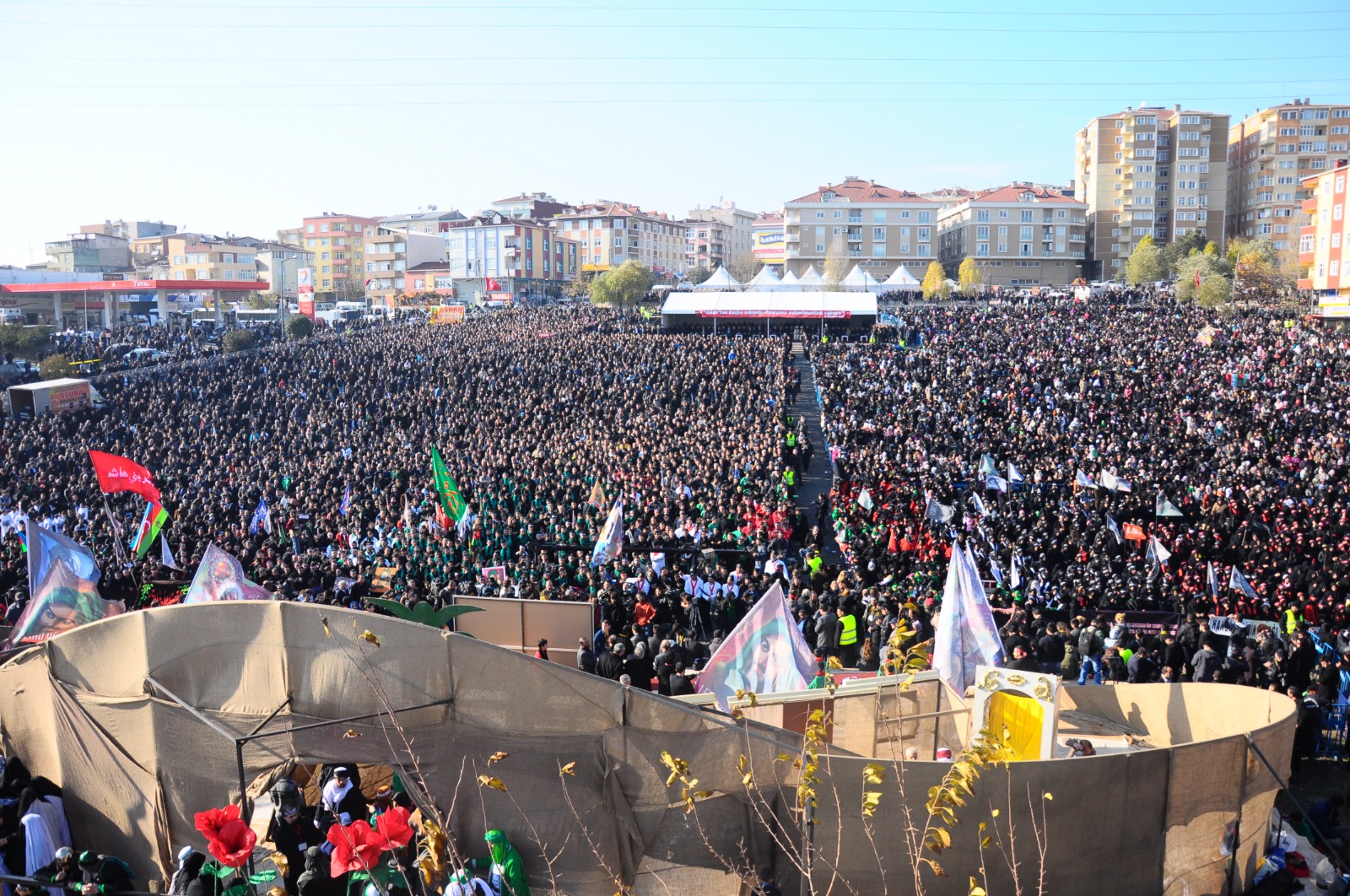 Aşura matem merasiminden bir kare